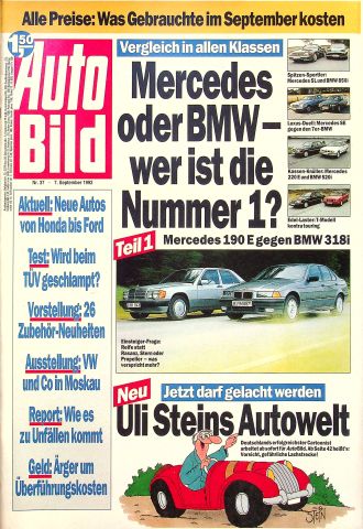 Deckblatt Auto Bild (37/1992)